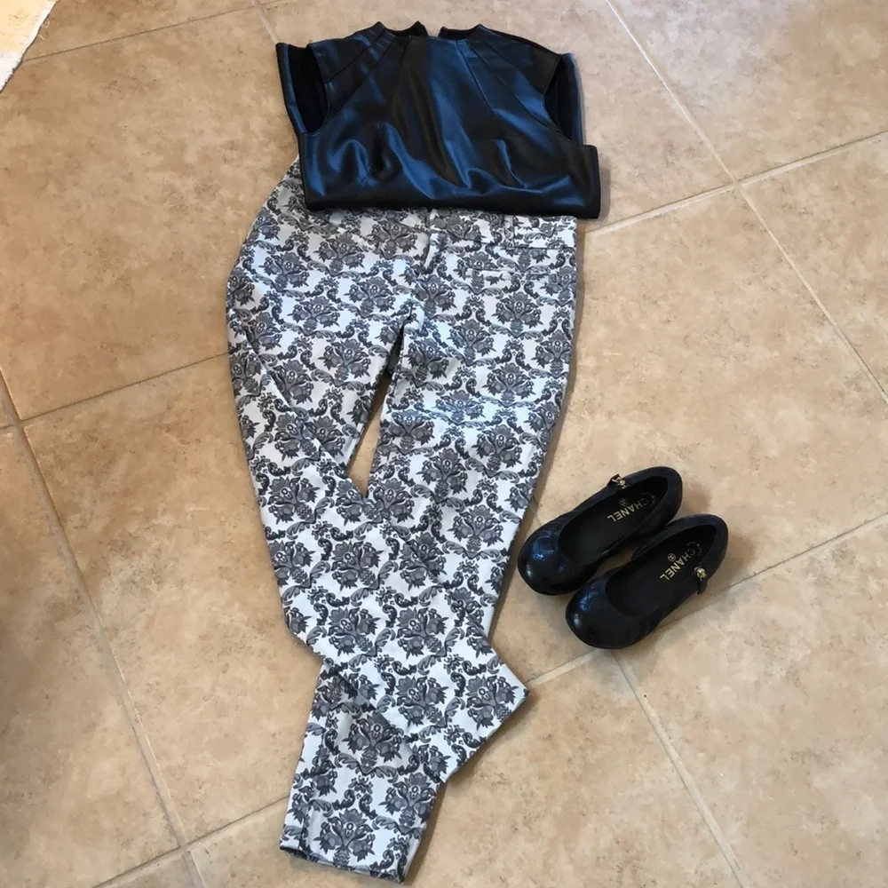 Anthropology floral print pants